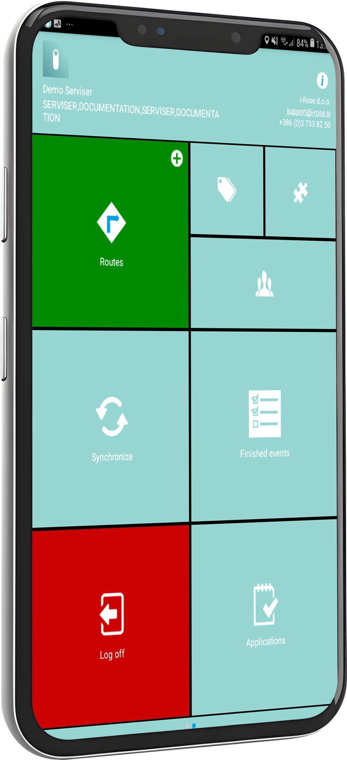MSP mobile app on mobile phone
